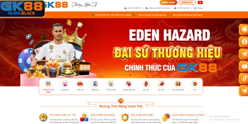 Nhà cái nổi tiếng bởi giao diện hiện đại